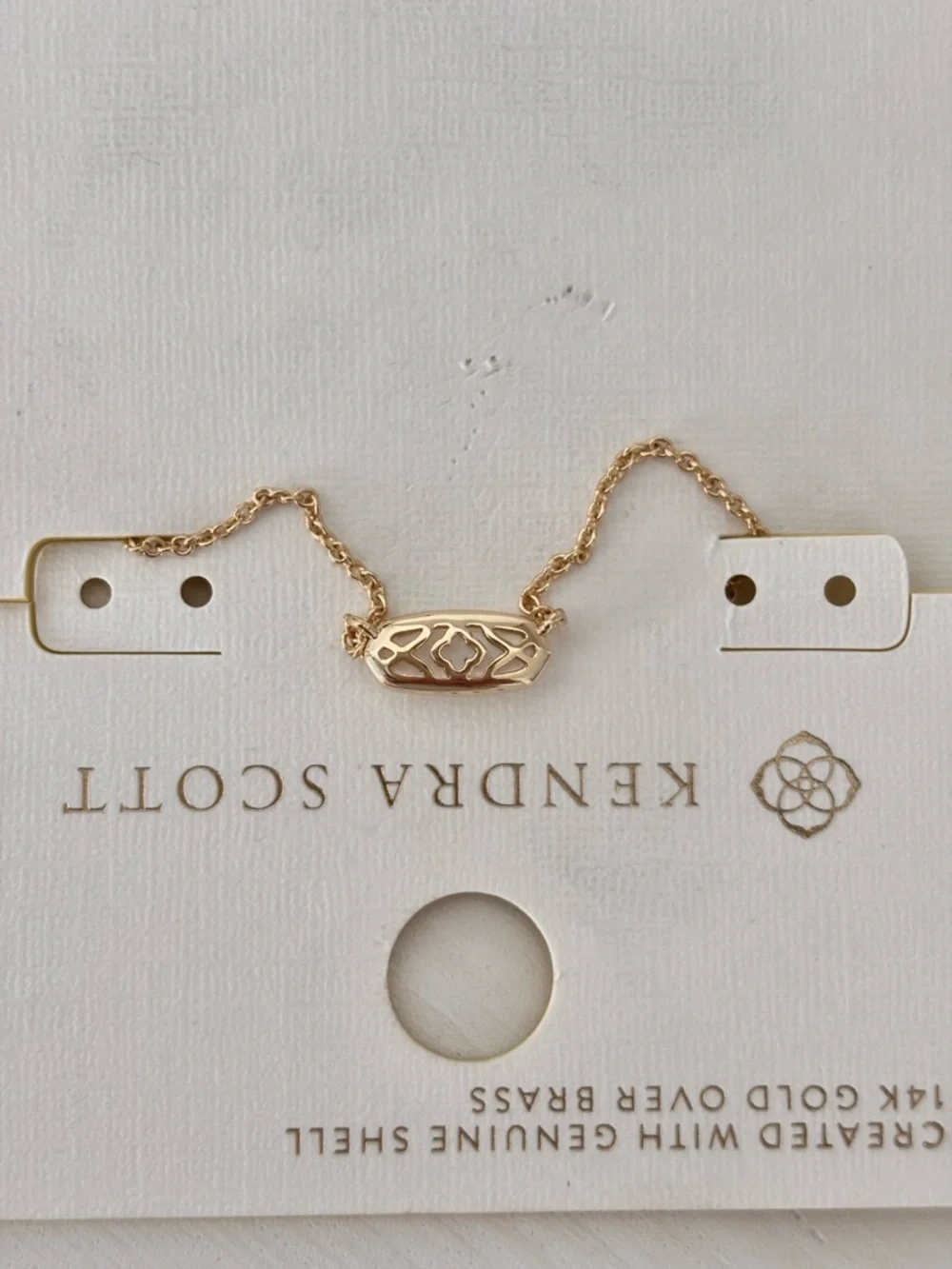 KENDRA SCOTT Emma Pendant Necklace Mother of Pearl NWT - Picture 3 of 8